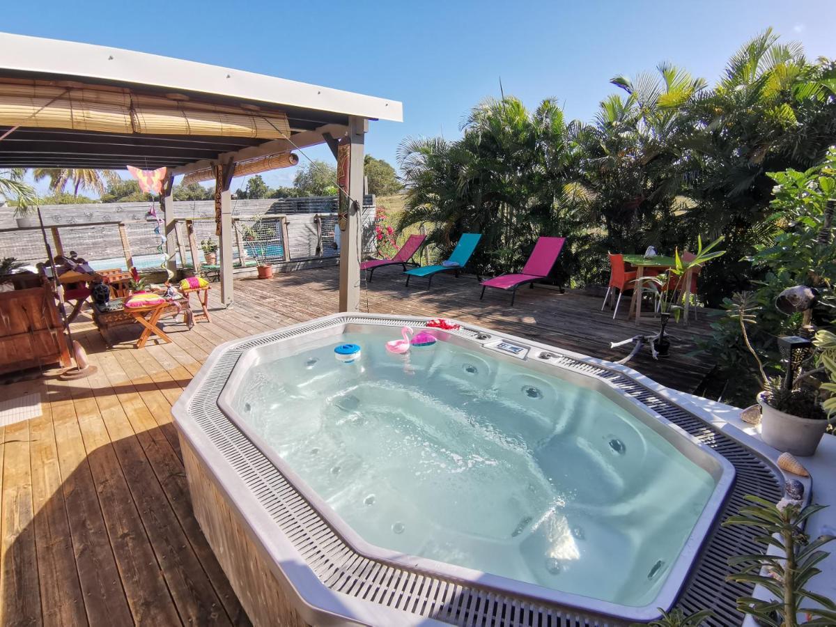 Bungalow La Perle - Jacuzzi - Piscine Saint-Francois  Extérieur photo