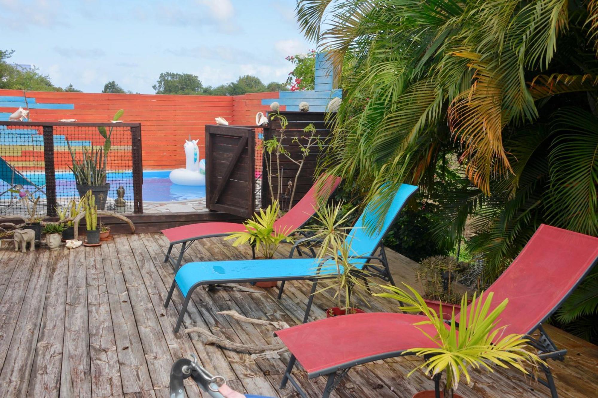 Bungalow La Perle - Jacuzzi - Piscine Saint-Francois  Extérieur photo